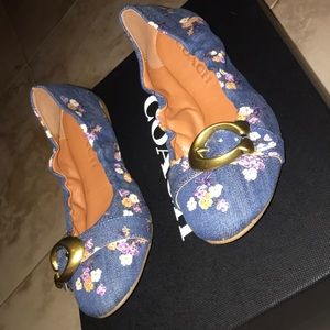 NWT COACH Women’s Stanton Ballet Flats FLRLDNM